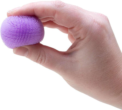 Schylling Teenie NeeDoh 3-Pack Mini Sensory Fuzz Balls with Velvet Texture and Soft Squish. Ages 3 and Up